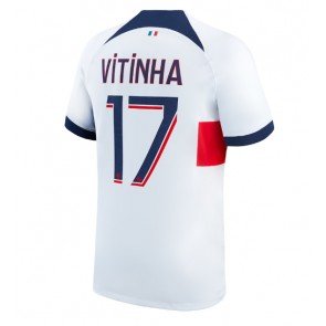 Paris Saint-Germain Vitinha Ferreira #17 Udebanetrøje 2023-24 Kort ærmer
